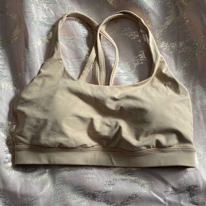 Nude sports bra